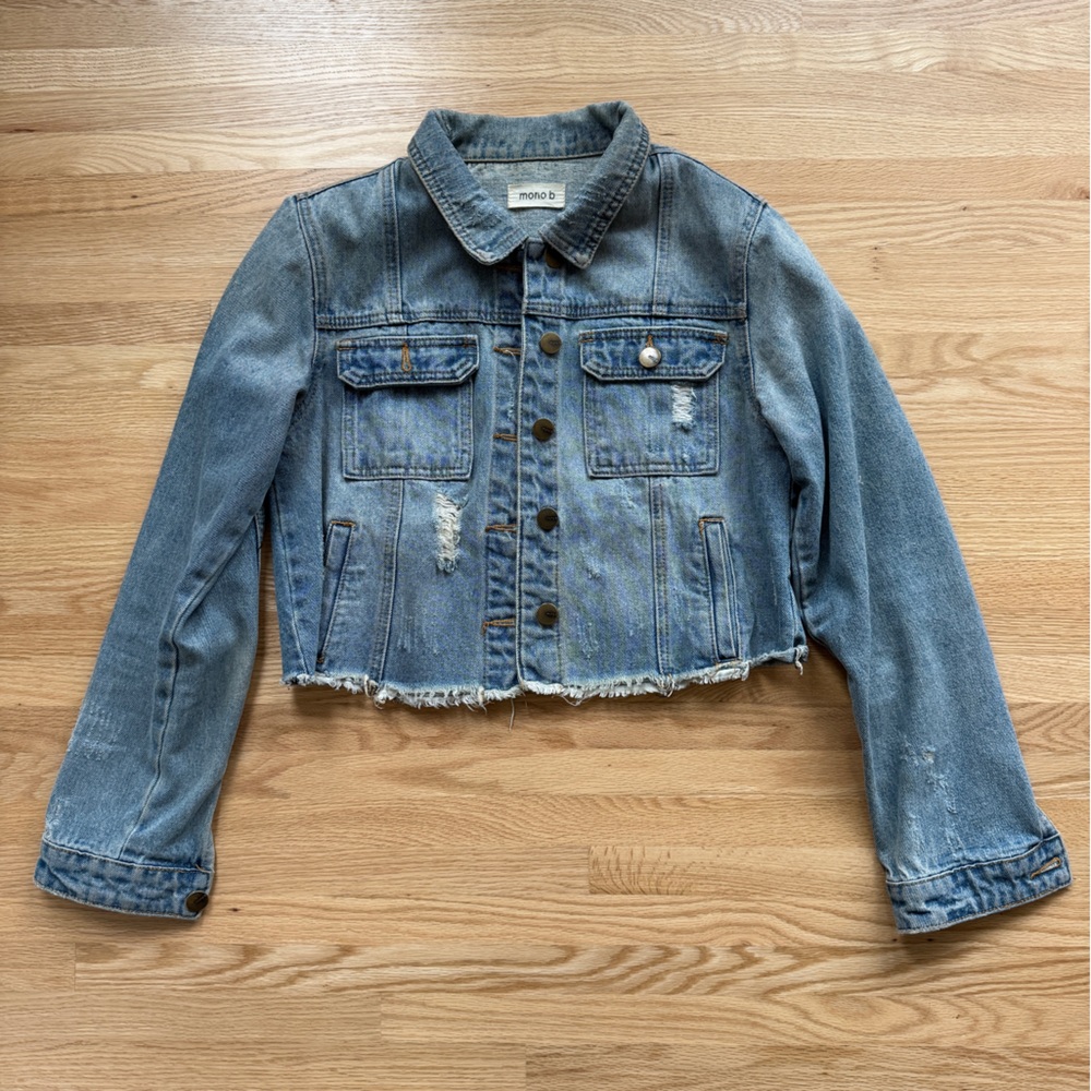 Women’s Denim Cropped Jacket